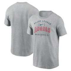 Los Angeles Angels Home Team Athletic Arch T-Shirt - Heather Gray | Nike
