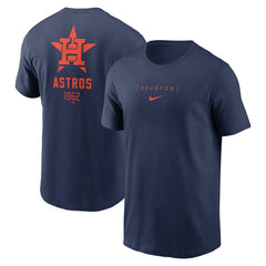 Houston Astros Large Logo Back Stack T-Shirt - Navy | Nike