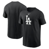 Los Angeles Dodgers Fuse Large Logo T-Shirt - Black | Nike