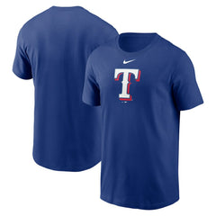 Texas Rangers Fuse Large Logo T-Shirt - Royal | Nike
