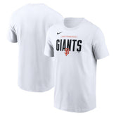 San Francisco Giants Home Team Bracket Stack T-Shirt - White | Nike