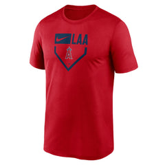 Los Angeles Angels Home Plate Icon Legend Performance T-Shirt - Red | Nike