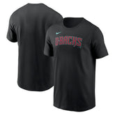 Arizona Diamondbacks Wordmark T-Shirt - Black | Nike
