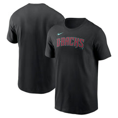 Arizona Diamondbacks Wordmark T-Shirt - Black | Nike