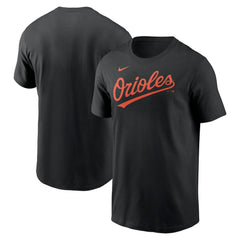 Baltimore Orioles Fuse Wordmark T-Shirt - Black | Nike