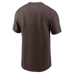 San Diego Padres Fuse Wordmark T-Shirt - Brown | Nike