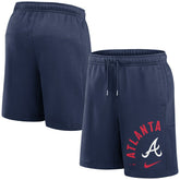 Atlanta Braves Arched Kicker Shorts - Navy | Nike