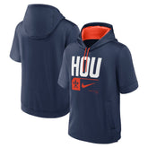 Houston Astros Tri Code Lockup Short Sleeve Pullover Hoodie - Navy | Nike