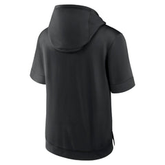 San Francisco Giants Tri Code Lockup Short Sleeve Pullover Hoodie - Black | Nike
