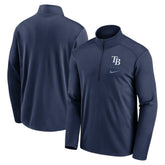 Tampa Bay Rays Franchise Logo Pacer Performance Half-Zip Top - Navy | Nike
