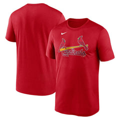 St. Louis Cardinals Legend Fuse Wordmark T-Shirt - Red | Nike