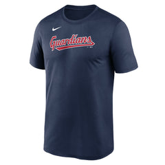 Cleveland Guardians Legend Fuse Wordmark T-Shirt - Navy | Nike