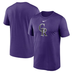 Colorado Rockies Legend Fuse Large Logo Dri-FIT T-Shirt - Purple | Nike