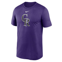 Colorado Rockies Legend Fuse Large Logo Dri-FIT T-Shirt - Purple | Nike
