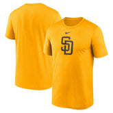 San Diego Padres Legend Fuse Large Logo Dri-FIT T-Shirt - Gold | Nike