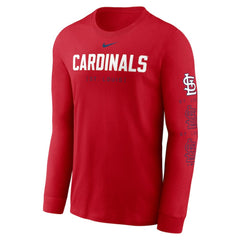 St. Louis Cardinals Repeater Long Sleeve T-Shirt - Red | Nike