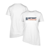 Detroit Tigers Levelwear Women's Birch Chase T-Shirt - White