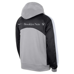 Brooklyn Nets Authentic Starting Five Force Performance Pullover Hoodie - Silver/Black | Nike discount