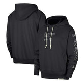 Brooklyn Nets Authentic Performance Pullover Hoodie - Black | Nike online