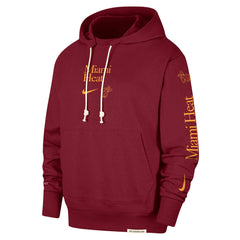 Miami Heat Authentic Performance Pullover Hoodie - Red | Nike discount