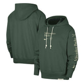 Milwaukee Bucks Authentic Performance Pullover Hoodie - Hunter Green | Nike outlet