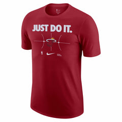 Miami Heat Just Do It T-Shirt - Red | Nike for sale