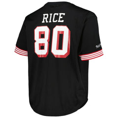 Jerry Rice San Francisco 49ers Big & Tall Mesh Player Name & Number Top - Black on sale