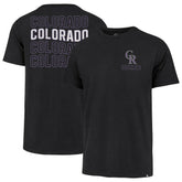 Colorado Rockies Hang Back Franklin T-Shirt - Black | 47 brand