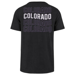 Colorado Rockies Hang Back Franklin T-Shirt - Black | 47 brand