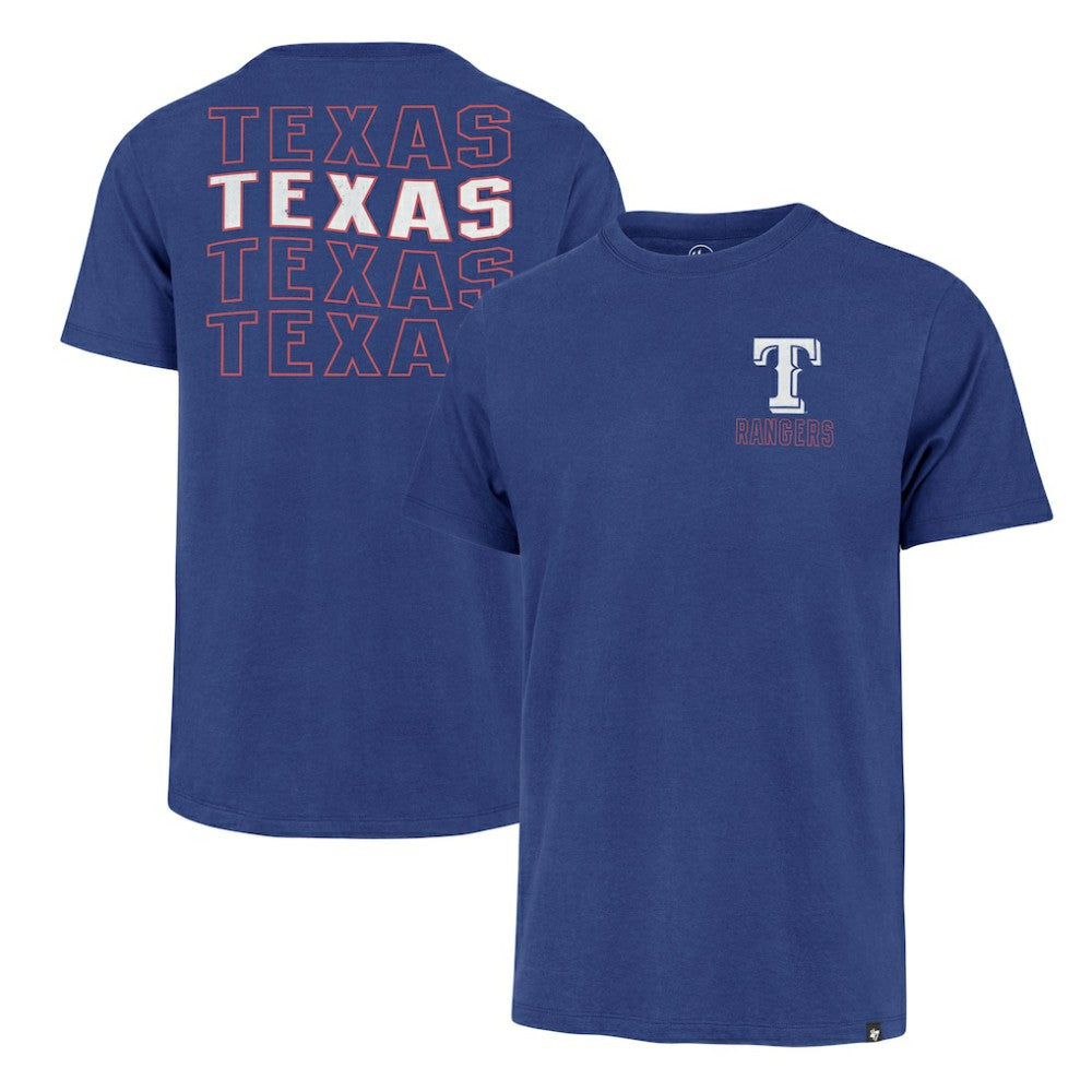 Texas Rangers Hang Back Franklin T-Shirt - Royal | 47 brand