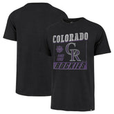 Colorado Rockies Outlast Franklin T-Shirt - Black | 47 brand
