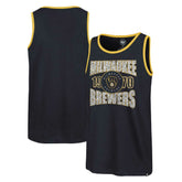 Milwaukee Brewers Upload Franklin Tank Top - Navy | 47 brand