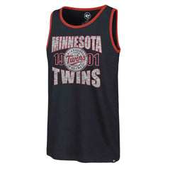 Minnesota Twins Upload Franklin Tank Top - Navy | 47 brand