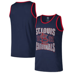 St. Louis Cardinals Upload Franklin Tank Top - Navy | 47 brand
