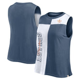 Houston Astros Women's Color-Block Tank Top - Navy/White