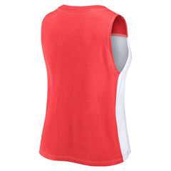 Philadelphia Phillies Women's Color-Block Tank Top - Red/White