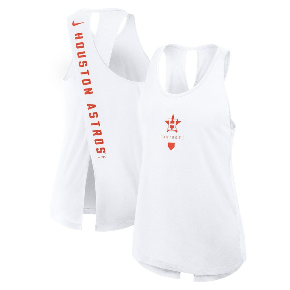 Houston Astros Women's Open-Back Crisscross Dri-FIT Tank Top - White | Nike