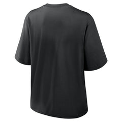 San Francisco Giants Women's Knockout Boxy T-Shirt - Black | Nike