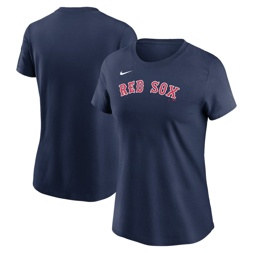 Boston Red Sox Women's Wordmark T-Shirt - Navy | Nike