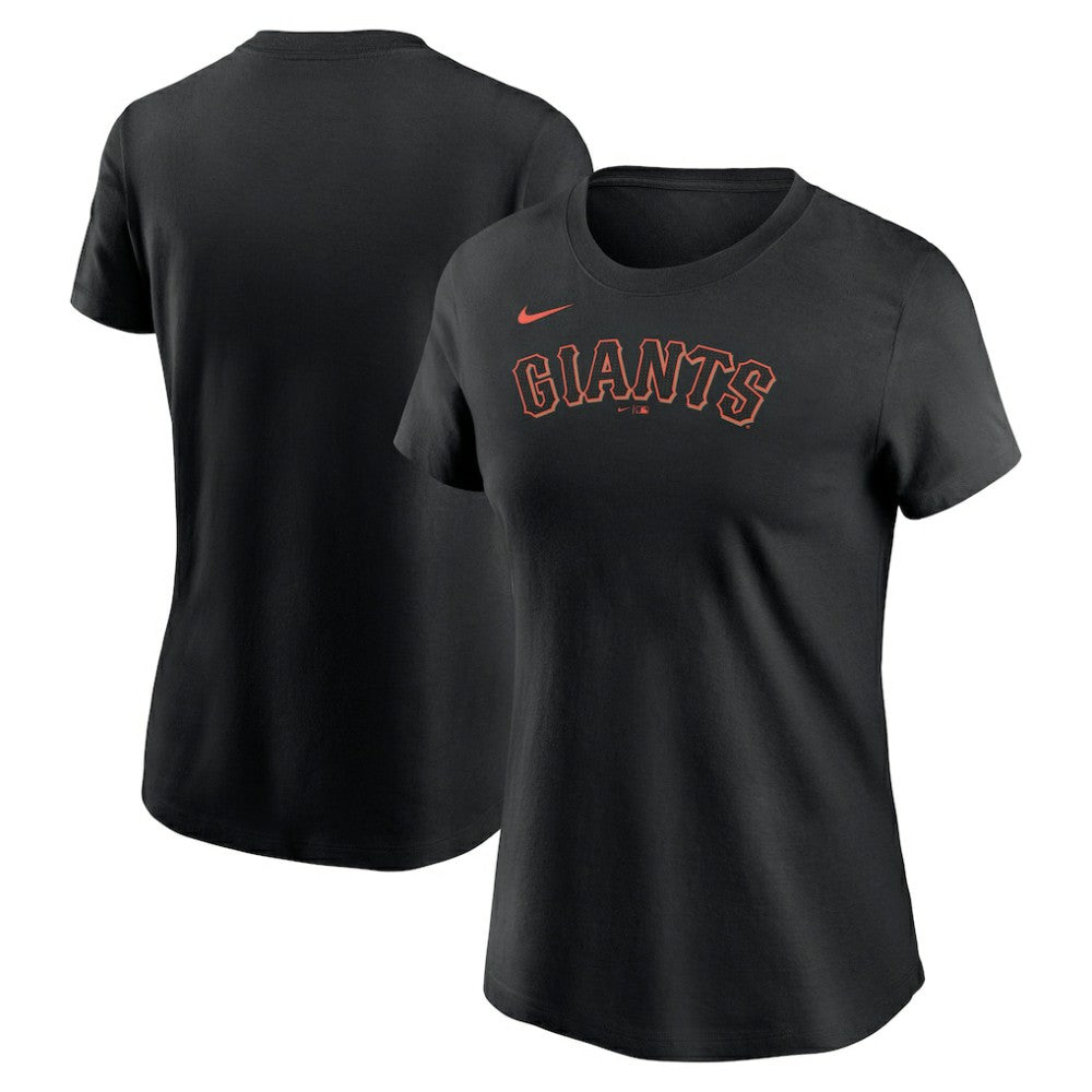 San Francisco Giants Women's Wordmark T-Shirt - Black | Nike