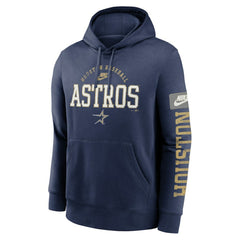 Houston Astros Cooperstown Collection Splitter Club Fleece Pullover Hoodie - Navy | Nike