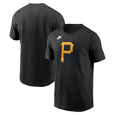 Pittsburgh Pirates Cooperstown Collection T-Shirt - Black | Nike