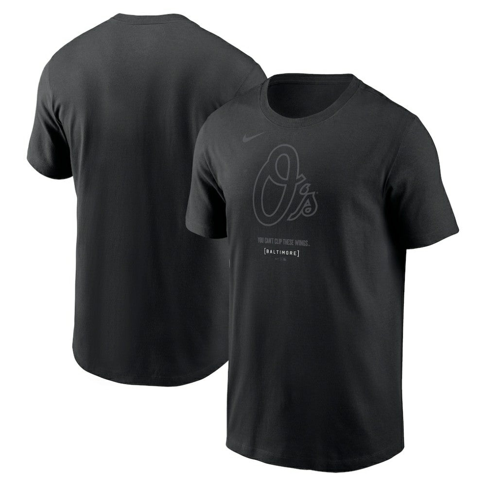Baltimore Orioles City Connect Large Logo T-Shirt - Black | Nike