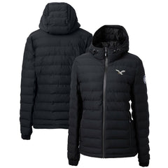 Philadelphia Eagles Cutter & Buck Women's Gridiron Classics Logo Mission Ridge Repreve Eco Insulated Full-Zip Puffer Jacket - Black for sale