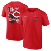 Cincinnati Reds Split Zone T-Shirt - Red
