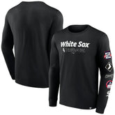 Chicago White Sox Strike the Goal Long Sleeve T-Shirt - Black