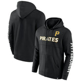 Pittsburgh Pirates Ace Hoodie Full-Zip Sweatshirt - Black
