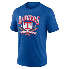 Texas Rangers Home Team Tri-Blend T-Shirt - Heather Royal