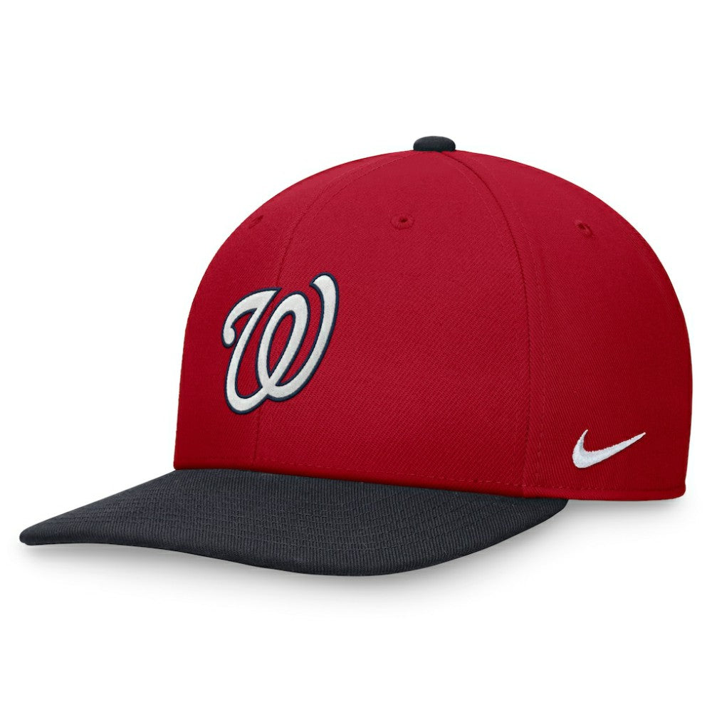 Washington Nationals Two-Tone Snapback Hat - Red/Navy | Nike