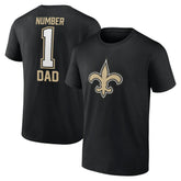 New Orleans Saints Father's Day T-Shirt - Black cheap